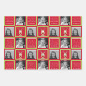 メリークリスマスのトナカイ ラッピングペーパーシート (正面2)