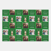 メリークリスマスのトナカイ ラッピングペーパーシート (正面2)