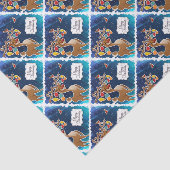 メリークリスマスのトナカイ 薄葉紙 (詳細)