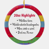 メリークリスマスのトナカイ〔雄ジカの〕枝角達成セラム セラミックオーナメント (裏面)