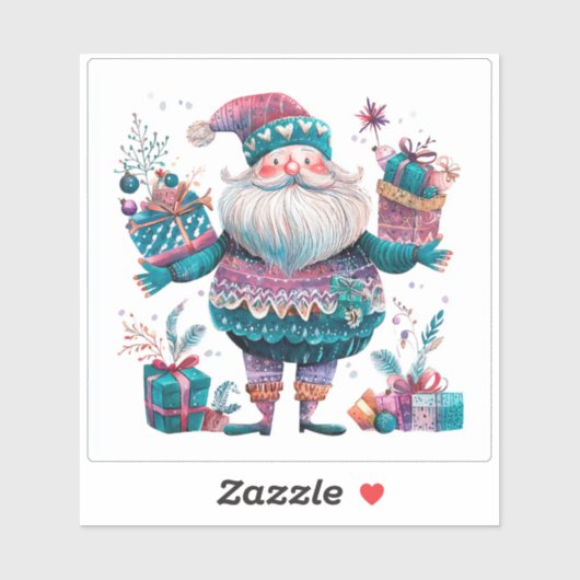 メリークリスマスのバイオレットシール！ シール (シート)