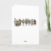 メリークリスマスのバンジョー猫 シーズンカード (裏面)