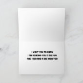 **メリークリスマスのパパ**サービス！ カード (内部)