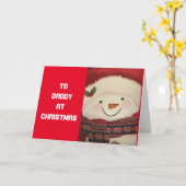 **メリークリスマスのパパ**サービス！ カード (黄色い花)