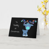 **メリークリスマスのパパ**サービス！ カード (黄色い花)