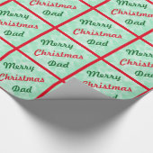 メリークリスマスのパパ ラッピングペーパー (角)
