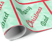 メリークリスマスのパパ ラッピングペーパー (ロールコーナー)