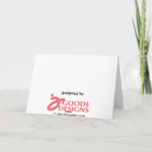 メリークリスマスのペンギン シーズンカード (裏面)