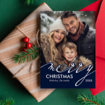 メリークリスマスのホリデーカード