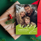 メリークリスマスのホリデーカード シーズンカード