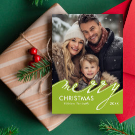 メリークリスマスのホリデーカード シーズンカード