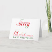 メリークリスマスのボスカード シーズンカード (裏面)