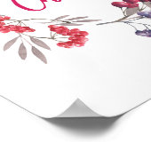 メリークリスマスのポスタープリント ポスター (角)