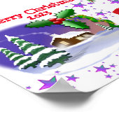 メリークリスマスのポスター ポスター (角)