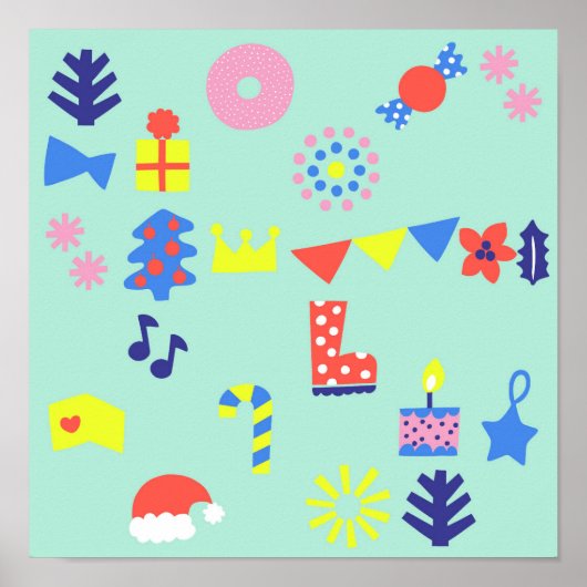 メリークリスマスのポスター ポスター (正面)