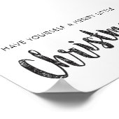 メリークリスマスのポスター ポスター (角)