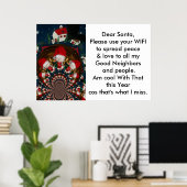 メリークリスマスのポスター ポスター (ホームオフィス)