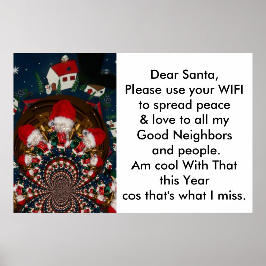 メリークリスマスのポスター ポスター (正面)