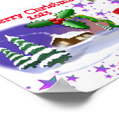 メリークリスマスのポスター ポスター (角)