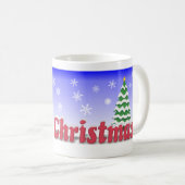 メリークリスマスのマグ コーヒーマグカップ (正面右)