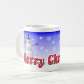 メリークリスマスのマグ コーヒーマグカップ (正面左)