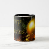 メリークリスマスのマグ ツートーンマグカップ (中央)