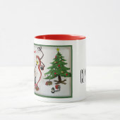 メリークリスマスのマグ マグカップ (中央)