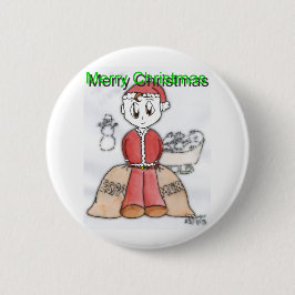 メリークリスマスのマンガ 缶バッジ