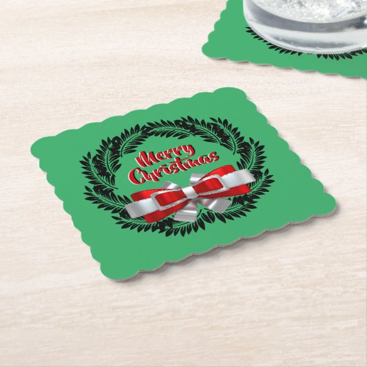 メリークリスマスのメリーキリヒメテマオリ ペーパーコースター (アングル)