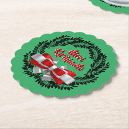 メリークリスマスのメリーキリヒメテマオリ ペーパーコースター