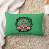 メリークリスマスのメリーキリヒメテマオリ ランバークッション (ブランケット)