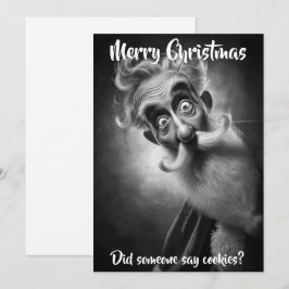 メリークリスマスのユーモア サンタ クリスマスの挨拶 シーズンカード