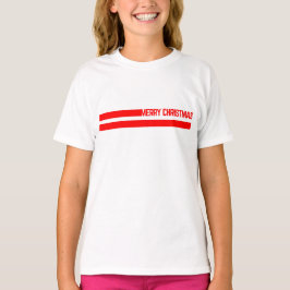 メリークリスマスのライン Tシャツ