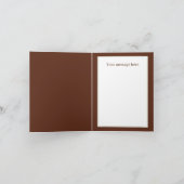 メリークリスマスのリスがメッセージを追加 シーズンカード (内部)