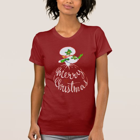メリークリスマスの人形のワイシャツ Tシャツ (正面)