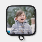 メリークリスマスの休日の写真 鍋敷き (正面)