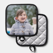 メリークリスマスの休日の写真 鍋敷き (正面/裏面)