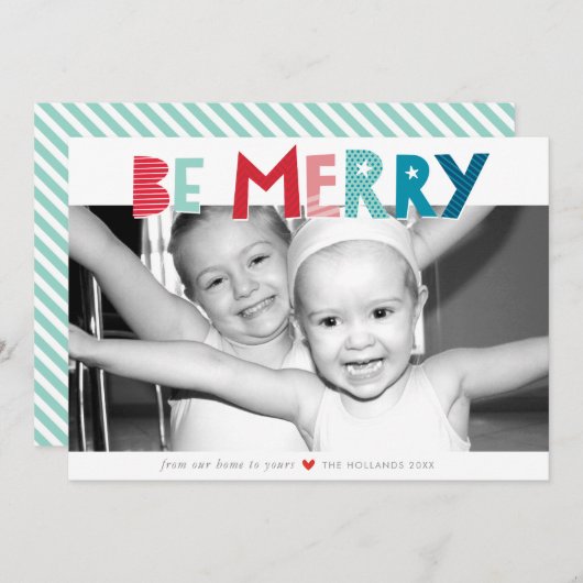 メリークリスマスの休日の粋なおもしろいのタイプがあって下さい シーズンカード (正面/裏面)