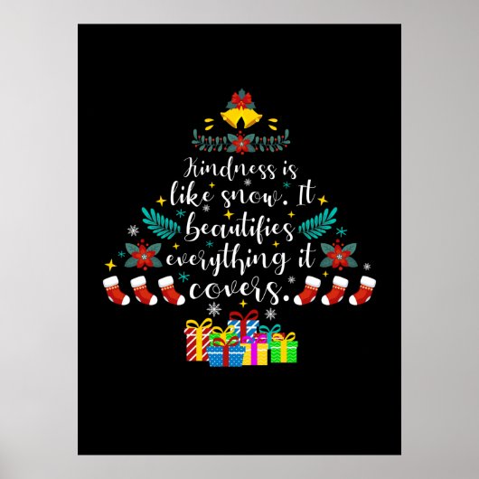 メリークリスマスの優しさは雪のようなもの ポスター (正面)