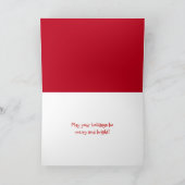 メリークリスマスの写真カード シーズンカード (内部)