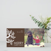 メリークリスマスの写真カード シーズンカード (スタンド正面)