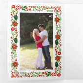 メリークリスマスの写真 三つ折りクリスマスカード (内部最初)