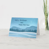 メリークリスマスの冬 カード (正面)