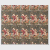 メリークリスマスの包装紙 ラッピングペーパー (フラット)