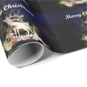 メリークリスマスの包装紙 ラッピングペーパー (ロールコーナー)