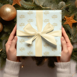 メリークリスマスの包装紙 ラッピングペーパー
