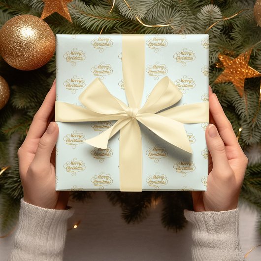 メリークリスマスの包装紙 ラッピングペーパー