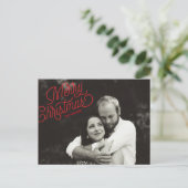 メリークリスマスの原稿の休日の写真の郵便はがき シーズンポストカード (スタンド正面)