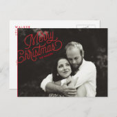 メリークリスマスの原稿の休日の写真の郵便はがき シーズンポストカード (正面/裏面)