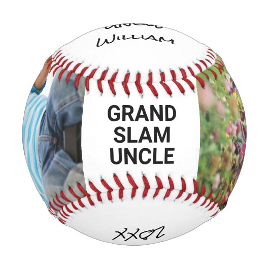 メリークリスマスの叔父の写真 野球ボール (正面)